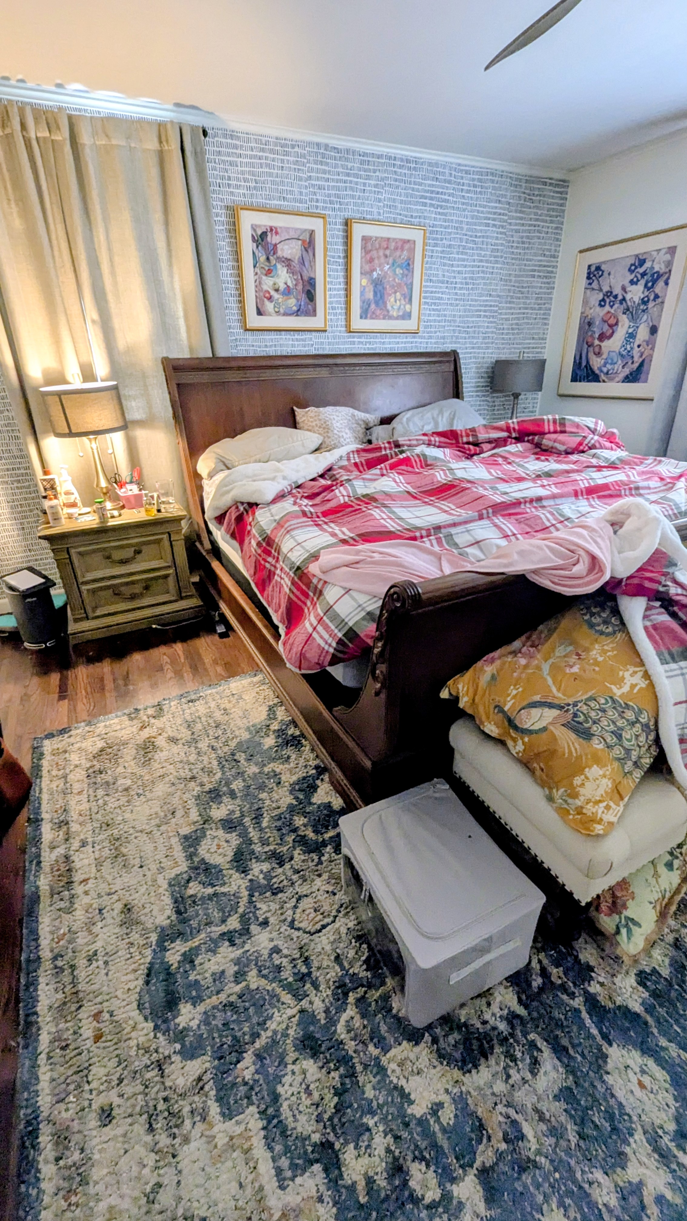 Master bedroom before